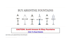 Desktop Screenshot of buyabsinthefountains.com