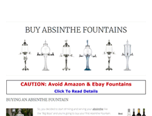 Tablet Screenshot of buyabsinthefountains.com